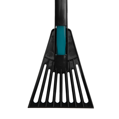 Щетка-сметка для снега со скребком 400 мм, бирюзовая Sparta купить в Москве с доставкой по всей России | ProtosMarket.ru