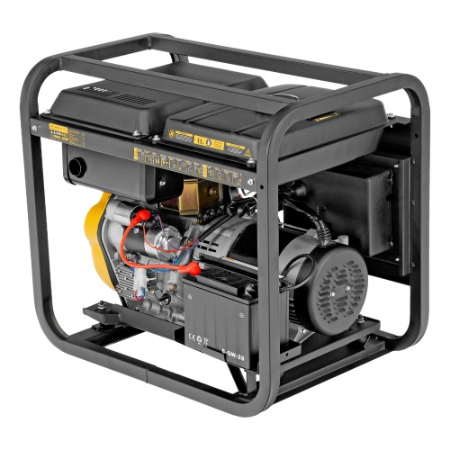 Генератор дизельный DES-55E, 5,5 кВт, 230 В, 11 л, электростартер Denzel купить в Москве с доставкой по всей России | ProtosMarket.ru