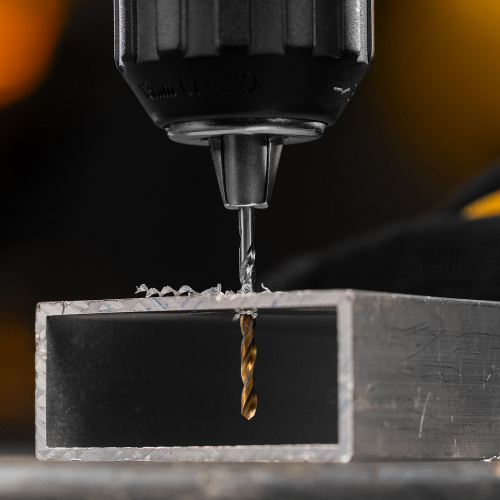 Сверло спиральное по металлу 2,5 x 57 мм, Р6М5, Golden Tip , 2шт. Denzel купить в Москве с доставкой по всей России | ProtosMarket.ru