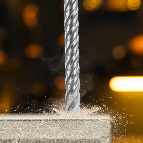 Бур по бетону, цельная крестовая пластина, 14x215 мм, SDS PLUS Denzel купить в Москве с доставкой по всей России | ProtosMarket.ru