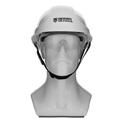 Каска защитная ударопр.«Форвард» (К-05)ABS/PC,комплект со встроен.очк.ОЧК-05 Форвард,белая Denzel купить в Москве с доставкой по всей России | ProtosMarket.ru