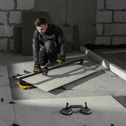 Плиткорез рельсовый 1200х16мм, каретка на подш., стальная станина, усил. рукоятка-пенал Denzel купить в Москве с доставкой по всей России | ProtosMarket.ru