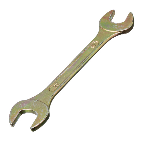 Ключ рожковый, 19 х 22 мм, желтый цинк Сибртех купить в Москве с доставкой по всей России | ProtosMarket.ru