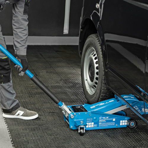 Домкрат гидравлический подкатной, 3 т, 120-450 мм, быстрый подъем, проф. Stels купить в Москве с доставкой по всей России | ProtosMarket.ru