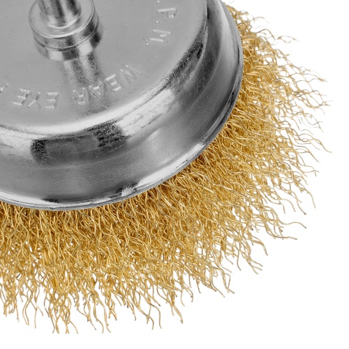 Набор щеток для дрели, 2 шт, 1 плоская, 100 мм, 1 "чашка", 75 мм, со шпильками Matrix купить в Москве с доставкой по всей России | ProtosMarket.ru