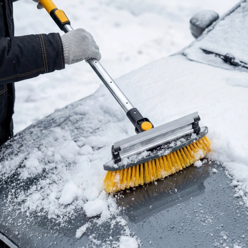 Щетка-сметка со скребком, телескоп, поворотная голова, водосгон 950-1320 мм Denzel купить в Москве с доставкой по всей России | ProtosMarket.ru