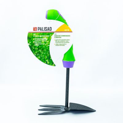 Мотыжка комбинир, профиль "лепесток" и 3-зубая, защ. покр, обрез. эргономичная рукоятка Palisad купить в Москве с доставкой по всей России | ProtosMarket.ru