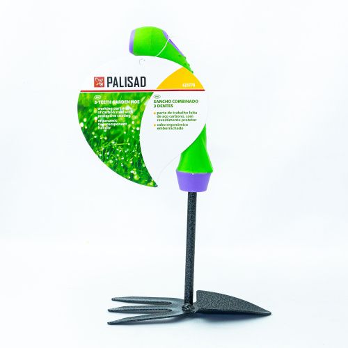 Мотыжка комбинир, профиль "лепесток" и 3-зубая, защ. покр, обрез. эргономичная рукоятка Palisad купить в Москве с доставкой по всей России | ProtosMarket.ru