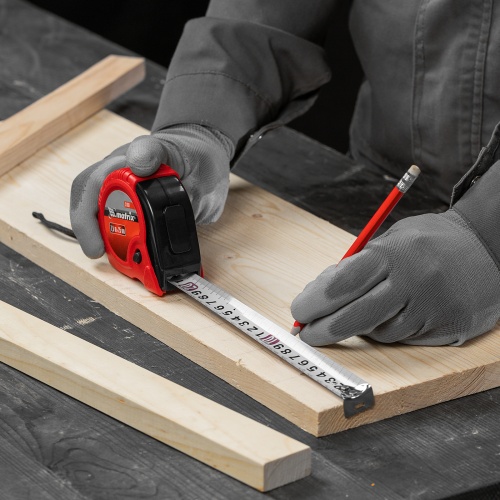 Рулетка Rubber,7,5 м х 25 мм,обрезиненный корпус Matrix купить в Москве с доставкой по всей России | ProtosMarket.ru