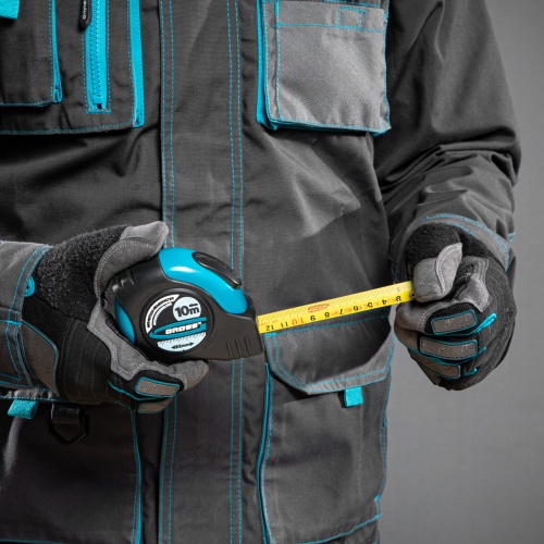 Рулетка "Schlagfest",10 м x 25 мм,магнитный обрезиненный зацеп,двусторонняя шкала,автоматическая фиксация Gross купить в Москве с доставкой по всей России | ProtosMarket.ru