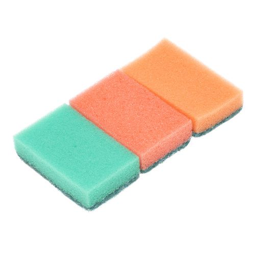 Губки для посуды Mini, 79 x 49 x 23 мм, 3шт, Elfe купить в Москве с доставкой по всей России | ProtosMarket.ru