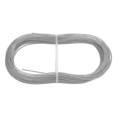 Трос металлополимерный прозрачный ПР-2.5, толщина 2.5 мм, моток 20 метров Россия Сибртех купить в Москве с доставкой по всей России | ProtosMarket.ru