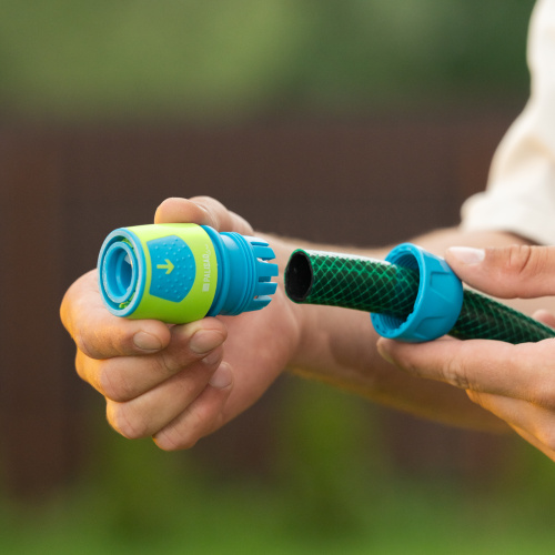 Соединитель быстросъемный для шланга 1/2-3/4, АВС-пластик Palisad Luxe купить в Москве с доставкой по всей России | ProtosMarket.ru