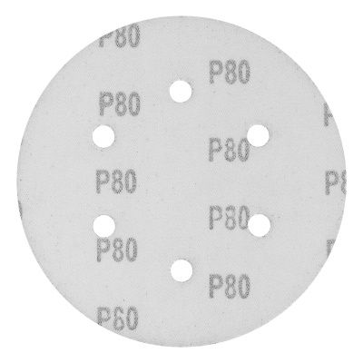 Круг абразивный на ворсовой подложке под "липучку", перфорированный, P 80, 150 мм, 5 шт Matrix купить в Москве с доставкой по всей России | ProtosMarket.ru