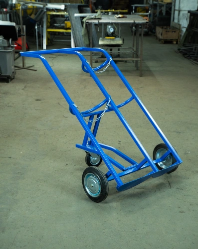 Тележка для баллонов пропан + кислород TOR ТГК-П, 2 баллона (250 резина + 160 поворотное) купить в Москве с доставкой по всей России | ProtosMarket.ru