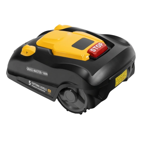 Робот-газонокосилка Grass Master 1000  1000м², 3Ач, 28V, LCD дисплей, Wi-Fi Denzel купить в Москве с доставкой по всей России | ProtosMarket.ru