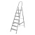 Стремянка, 7 ступеней, алюминиевая, Россия, Сибртех купить в Москве с доставкой по всей России | ProtosMarket.ru