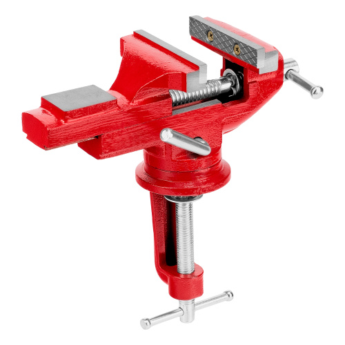 Тиски слесарные, 80 мм, настольные, поворотные, c наковальней MTX купить в Москве с доставкой по всей России | ProtosMarket.ru