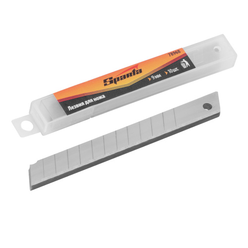 Лезвия, 9 мм, 10 шт Sparta купить в Москве с доставкой по всей России | ProtosMarket.ru