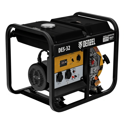Генератор дизельный DES-32, 3,2 кВт, 230 В, 11 л, ручной стартер Denzel купить в Москве с доставкой по всей России | ProtosMarket.ru