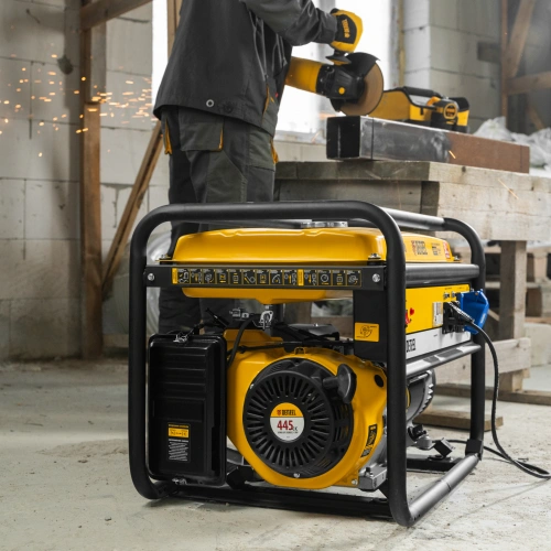 Генератор бензиновый GE 8900, 8.5 кВт, 220 В/50 Гц, 25 л, ручной старт Denzel купить в Москве с доставкой по всей России | ProtosMarket.ru