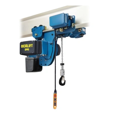 Таль электрическая цепная ТЭЦ OCALIFT DMG УСВ 1001lhd 1000 кг 4,5м 8/2м/мин, 380в передвижная