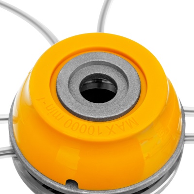 Головка триммерная универсальная, алюминиевый корпус, леска до 4 мм Denzel купить в Москве с доставкой по всей России | ProtosMarket.ru