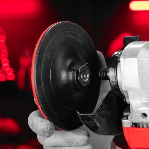 Насадка для дрели и УШМ с липучкой, 125 мм, твердая Matrix купить в Москве с доставкой по всей России | ProtosMarket.ru