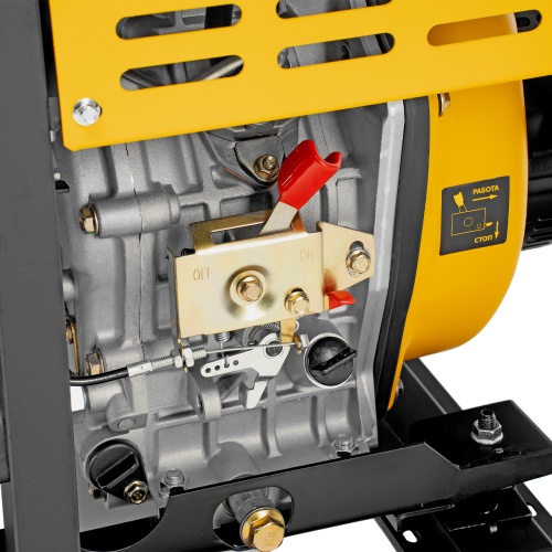 Генератор дизельный DES-55E, 5,5 кВт, 230 В, 11 л, электростартер Denzel купить в Москве с доставкой по всей России | ProtosMarket.ru