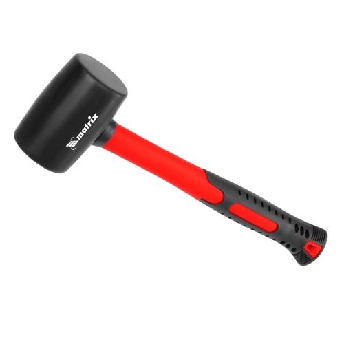 Киянка резиновая, 225 г, черная резина, фибергласовая рукоятка Matrix купить в Москве с доставкой по всей России | ProtosMarket.ru