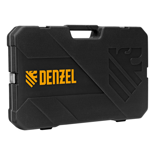 Набор инструментов, 1/2", 1/4", CrV, S2, пластиковый кейс, 122 предмета Denzel купить в Москве с доставкой по всей России | ProtosMarket.ru