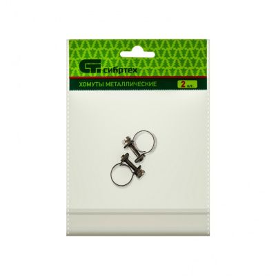 Хомуты металлические, MINI 12-14 мм, ширина 9 мм, винтовой, W4, 2 шт Сибртех купить в Москве с доставкой по всей России | ProtosMarket.ru