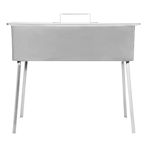 Коптильня двухъярусная 500 x 270 x 175 мм, нержавеющая сталь, 0.8 мм, с поддоном, на ножках, Camping Palisad купить в Москве с доставкой по всей России | ProtosMarket.ru