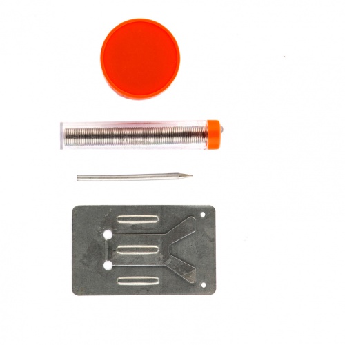 Набор для пайки, 5 предметов: паяльник 30 Вт, подставка, жало, паста, припой Sparta купить в Москве с доставкой по всей России | ProtosMarket.ru