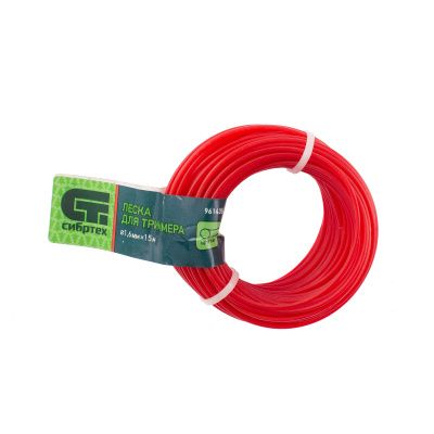 Леска для триммера круглая, 1.6 мм х 15 м, Сибртех купить в Москве с доставкой по всей России | ProtosMarket.ru