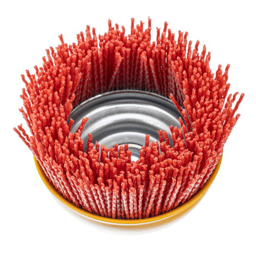 Щетка для УШМ, 100 мм, Чашка, нейлоновая щетина, М14 Denzel купить в Москве с доставкой по всей России | ProtosMarket.ru