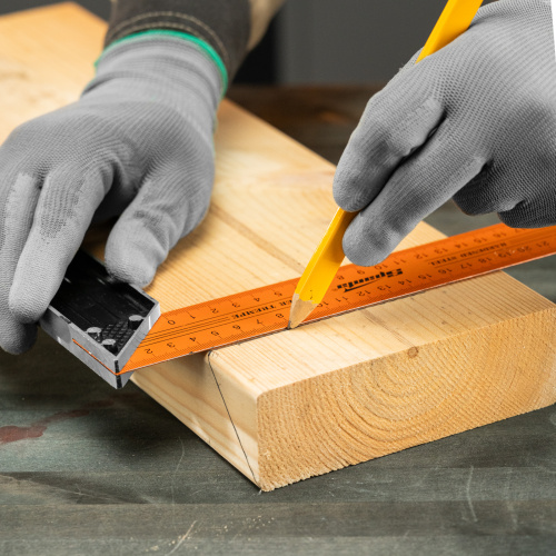 Угольник, 250 мм, металлический Sparta купить в Москве с доставкой по всей России | ProtosMarket.ru