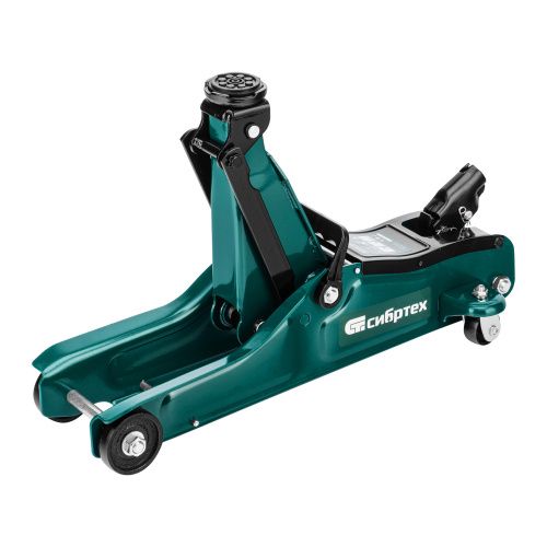 Домкрат гидравлический подкатной, 2 т, 85-330 мм, низкий подхват, в пласт. кейсе Сибртех купить в Москве с доставкой по всей России | ProtosMarket.ru