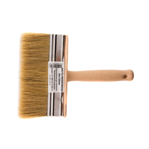 Кисть-ракля, 50 х 150 мм, натуральная щетина, деревянный корпус, деревянная ручка купить в Москве с доставкой по всей России | ProtosMarket.ru