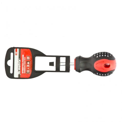 Отвертка Fusion, SL5 х 38 мм, CrV, трехкомпонентная рукоятка "Anti slip" Matrix купить в Москве с доставкой по всей России | ProtosMarket.ru