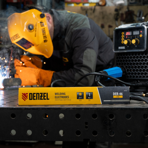 Электроды DER-46, диам. 3 мм, 1 кг, рутиловое покрытие Denzel купить в Москве с доставкой по всей России | ProtosMarket.ru