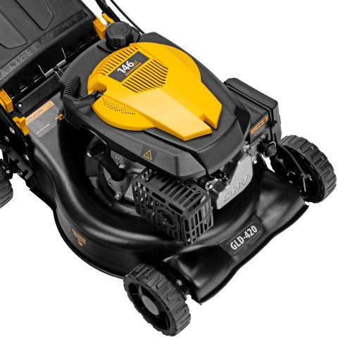 Газонокосилка бензиновая GLD-420, 146 см3, ширина 42 см, 40 л Denzel купить в Москве с доставкой по всей России | ProtosMarket.ru