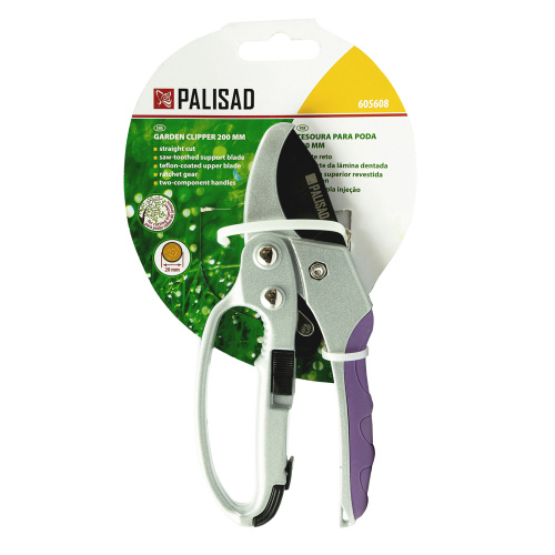 Секатор прямого реза, 200 мм, храповой механизм, металлические обрезиненные рукоятки, LUXE Palisad купить в Москве с доставкой по всей России | ProtosMarket.ru