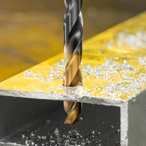 Сверло спиральное по металлу 8,5 x 117 мм, Р6М5, Golden Tip  Denzel купить в Москве с доставкой по всей России | ProtosMarket.ru