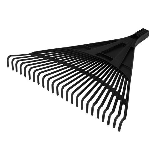 Грабли веерные пластиковые, 600 мм, 24 плоских зуба, без черенка, Сибртех купить в Москве с доставкой по всей России | ProtosMarket.ru