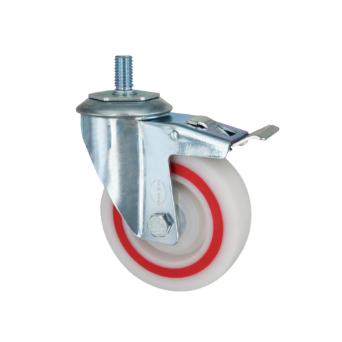 Колесо полипропиленовое с болтом и тормозом EM05 MBTM 125 F купить в Москве с доставкой по всей России | ProtosMarket.ru