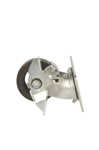 Колесо большегрузное поворотное SCdb 42 100 мм обрезиненное с тормозом (N) купить в Москве с доставкой по всей России | ProtosMarket.ru