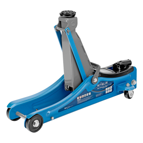 Домкрат гидравлический подкатной в пластиковом кейсе, 2 т, Low Profile, 80-380 мм Stels купить в Москве с доставкой по всей России | ProtosMarket.ru