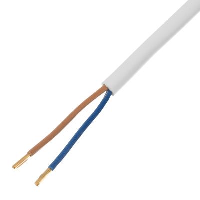 Шнур сетевой Energy Series, ПВС, 3 м, 2 x 1 мм, с неразборной вилкой, белый, Denzel купить в Москве с доставкой по всей России | ProtosMarket.ru