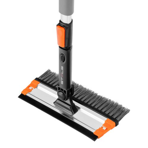 Щетка-сметка для снега со скребком и водосгоном, телескопическая, поворотная голова Stels купить в Москве с доставкой по всей России | ProtosMarket.ru